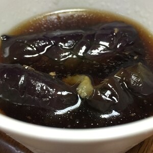 茄子のめんつゆ浸し